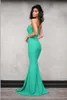 Stunning 2018 Emerald Green Chiffon Mermaid Prom Dresses Long Sexy Sweetheart Zipper Back Formal Dresses Party Evening Wear EN1082