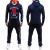 2020 Print Trainingspak Mannen Casual Sportkleding Pakken Heren Tweedelige Sets Trui Hoodiespants Mannelijke 2153988