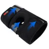 Mumian B11 Sportben Knee Patella 4 Spring Support Brace Cap Wrap Protector Pad Sleeve Svart Silikontryck