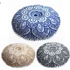 Indian Mandala Floor Cushion Cover 70cm Ronde Sierkussen Case Boheemse Home Decoratieve kussens voor Sofa