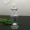 Glass Pipes Smoking Manufacture Hand-blown hookah Colorful Dot Sand Core Filter Vase Glass Water Smoke Bottle