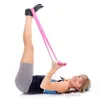 1,2 m 1,5 m 1,8 m elastisches Yoga-Pilates-Gummi-Stretch-Übungsband Arm-Rücken-Bein-Fitness Alle Dicke 0,35 mm gleicher Widerstand c029