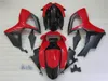 100% spuitgieten Zwart Rood Alstary Corona Fairing Kit voor Suzuki 2006 2007 GSXR 600 750 K6 GSXR600 GSXR750 06 07 Carrosserie HJ88