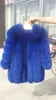 Vinter varm kappa kvinnlig lyx faux päls mjuk lång fast färgrock hög kvalitet storlek m-4xl tjock överrock ny