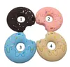 Baby Safety Silicone Teether Grinding Cookies Donut Pendant Teether Baby Bites Chew Toys for Newborn Boy Girls Dental Care