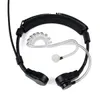 3,5 mm 1Pin PTT Throat MIC Covert Acoustic Tube Ohrhörer Headset für YAESU New MD