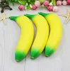 Jumbo Squishy Toys Banana Slow Rising Cellphone Charms Pendant Kawaii Cute Stress Relieve Squeeze Bread Kids Toys Gift 18*4cm