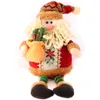 3pcsset süper sevimli Noel peluş oyuncak uzun bacak oturma Noel Baba Snowman Ren Geyiği Bebek Noel Süsleri5876828