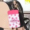 Moda Nowy Id Bank Card Case Key Rings Cute Cartoon Drukowanie PU Leather Bank Identyfikator Uchwyt Karty 6 Modele 2 uchwyty