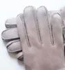 Automne hommes/femmes gant hiver chaud imitation fourrure un mouton imitation cheveux points épaississement gants doublure en peluche équitation gants coupe-vent