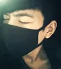2016 hot sales 50 stks anti-stof katoen mond gezicht masker unisex man vrouw fietsen dragen zwarte mode hoge kwaliteit