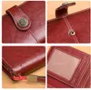 Eimore Women Clutch 2018 Ny plånbok Split Läder Plånböcker Kvinna Lång Plånbok Kvinnor Zipper Purse Money Bag för iPhone 7 Plus
