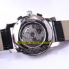Star 4810 cadran noir automatique 24 heures Phase de lune or rose Caes montre pour homme bracelet en cuir de haute qualité pas cher nouvelles montres