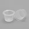 Venta al por mayor-1000pcs / Bag Plastic Tattoo Ink Pigment Cap Cups M Tamaño para accesorios de tatuaje Productos de limpieza