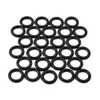 Dövme Makinesi Yaylar parçası Siyah Malzemeleri Vücut Sanatı İçin 200PCS Darbeye Silikon Dövme Lastik O-ring 13mm çap