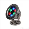 Unterwasserlicht LED Edelstahlgehäuse 3 6 9 12 15 18 RGB wasserdichte Lampe für Fountain Plaza