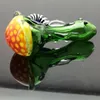 Honingraat Hoofd Kleur Glas Zuig Nozzle Groothandel Groothandel Bongs Olie Brander Glasleidingen Waterleidingen Glazen Pijp Olierouts Roken, Gratis Verzending