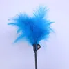 Grappige Cat Toys Cat Teaser Turkije Feather Cat Krassen speelgoed Veer speelgoedvoedselbal voor katten krabben spelen training