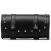 Universal Motorcycle PU Leather Roll Barrel Tool Bag Luggage Saddlebag For Most Motorcycle2164