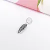 Charms DIY New Collection Wholesale Authentic 925 Sterling Silver Spiritual Feather Pendant Pandora Charm Fits For Bracelet 397216