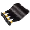 Brazilian Straight Hair Bündel 3 Stücke 10 12 14 Zoll natürliches schwarzes menschliches Haar Bündel unverarbeitete Doppelschweiß billige Haare Exte5067714