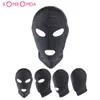 Fétiche Esclave BDSM Bondage Contraintes Sexe Masque Bouche Oeil Tête Ouverte Harnais Les Yeux Bandés Esclave Jeux Produits Pour Adultes Pour Les Couples Y18102405