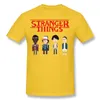 Luxury Mens Procent Cotton Stranger Things 8-bitars T-shirt Mäns Rund Neck Grå Blus Kortärmad Stor Storlek Geek T-shirt