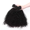 ELIBESS HAIR-Factory Fornecedor Indiano Virgem Remy Do Cabelo Humano Kinky Curly 3 Pacotes 60g / pcs Tecelagem Do Cabelo Humano