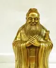 + Un Confucius comme des ornements en cuivre artisanat mobilier Ameublement envoyer professeur de leadership aîné cadeau ite