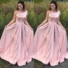 Elegant One Shoulder Bridesmaid Dresses Pink A Line Sleeveless Satin Maid Of Honor Gowns For Wedding Cheap Bridesmaid Dress Custom Made