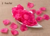 2000 sztuk / partia 5 * 5 cm jedwab Róż płatki do dekoracji ślubnych sztuczne płatki ślubne konfetti party wydarzenie dekoracji petalos flowe