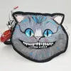 Cheshire Cat Ceket Rider Biker Patch 243D'nin tam arkası için büyük boyutta büyük işlemeli yama demir