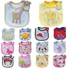 Baby Bibs Burp Cloths Children Boy Girl Newborn Waterproof Saliva Towel Cotton Unisex Kids Animal Printing Factory Price Wholesale