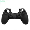 100pcs Top quality Soft Silicone Rubber Skin Case Cover for Sony PS4 Case Controller Grip