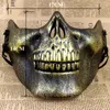CS Mask Carnival Gift Scary Skull Skeleton Paintball Lower Half Face facemask warriors Protective Mask For Halloween Party Masks