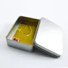 50 PCS Populaire Tin Box Vide Argent Métal Boîte De Rangement Cas Organisateur Pour L'argent Coin Bonbons Clés U disque casque cadeau boîte dhl