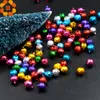 100 pièces 10 MM Jingle Bells fer perles en vrac petites pour la décoration de fête de Festival/décorations d'arbre de noël/bricolage artisanat accessoires