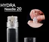 Hydra INGLE 20 PINS Titanium MicroNeedle аппликатор Aqua Meso Derma Роликовая безгласовая мезотерапия Точная косметизация кожи уход за омоложением