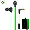 Mobiltelefonörlurar Razer Hammerhead Pro V2 hörlurar i öronörluftmikrofonen med Retail Box Gaming Headset Bullisolisolering Stereo Bass 3,5 mm