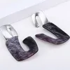 New Design Charm Drop Earrings Punk Style Acrylic Geometric Earrings Maxi Statement Big Earings Fashion Jewelry