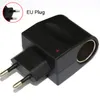 Carregador de carro Cigarro Isqueiro 110V-220V AC a 12V DC EU UE / EUA Plug Adaptador de Energia do Carro Conversor Casa de Cigarro de Cigarro Cigarro Power