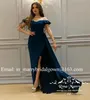 Arabic Design Mermaid Plus Size Evening Dresses 2020 Yousef Aljasmi Sequined Beads High Split African Formal Dresses Party Evening Prom Gown