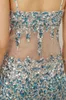 Plus Size Mermaid Prom Dresses Strapless Major Beading With Crystal Illusion Skirt Rhinestones Pageant Party Gowns Celebrity Wear HY691