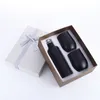 3pcs / set vinglas uppsättning Presentpaket Rostfritt stål Rödvinflaska med koppar Utomhusisolerade kylare Vinglasögon Ställ 12oz dubbelskikt