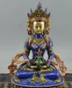 Antyki Różne Brązowe Kolekcja Feng Shui Ozdoby Białe Miedź Srebro Biznesowe Prezenty Nepalski Buddha