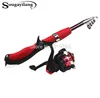 Sougayilang Carbon Fiber Rod Superhard Boat Ice Fly Lure Fishing Rod With High Quality Fishing Rell Fishing Tackle set De Pesca