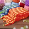 50 g/ball coton corail velours bébé bricolage tricoté à la main fil pour tricoter à la main écharpe fil de coton doux épais fil de laine couverture
