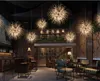 Modern Firework Chandeliers Lighting Crystal Pendant Light Dandelion Hanging Lamp for Bedroom Kitchen Dining Room Indoor Lighting Fixture