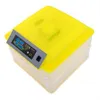 Wholesales Free shipping 112-Egg Practical Fully Automatic Poultry Incubator Yellow & Transparent Incubators