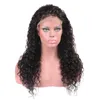 10-24 inch Virgin Brazilian Water Wave Wavy Human Hair Lace Front Wigs For Black Women 150% Density Glueless Lace Front Wigs